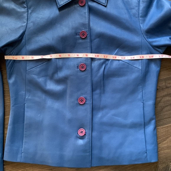 Vintage Peter Millar Leather Button Up lined Jacket Size M - Picture 6 of 8